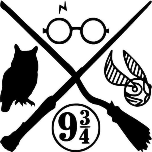 Other - Harry Potter Hedwig Snitch Glasses Hogwarts 93/4 Vinyl Auto Laptop Decal Sticker